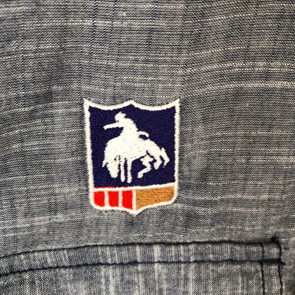 Columbia Chambray Shirt Women's Size Small Camp Henry Relaxed  NEW - Picture 4 of 10